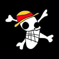 a skull with a hat and bones on it's face is in the dark