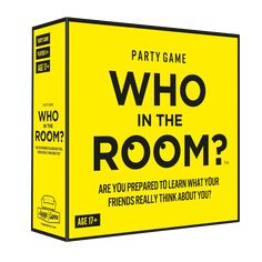 the party game who in the room? is available for $ 1 99 per person