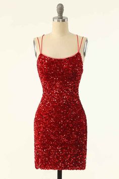 Any questions, please conatct Email:<b>vickidress@outlook.com</b> ------------------------------------------------------------------------------------------------------------------------------------------------------------------------------------------ Customers Need To Know : All of our dresse... Sparkling Red Dress, Red Sparkly Dress Short, Red Sequin Dress Short, Homecoming 2023, Red Sequin Top, Mini Homecoming Dress, Sequin Homecoming Dress, Lovely Partner, Short Homecoming Dresses