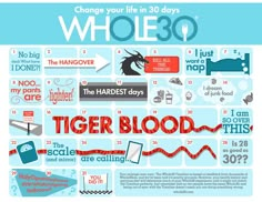 Tiger Blood, Paleo Workout, Whole 30 Challenge, 30 Diet, Paleo Lifestyle, Elimination Diet