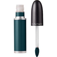 MAC - Retro Matte Liquid Lipcolour in Young Attitude (blackened teal) #ultabeauty Mac Retro Matte, Retro Makeup, Batons Matte, Lipstick Collection, Maria Clara, Mac Makeup, Mac Lipstick, Lip Colour, True Red