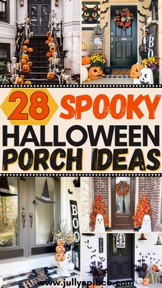 halloween front porch ideas, halloween front porch decor, halloween porch ideas, diy halloween front porch, fall front porch Halloween Porch Ideas, Halloween Front Porch Ideas, Front Porch Design, Decor 2024, Fall Front Porch