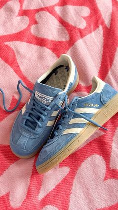 Blue trainers, adidas spezial, handball spezial #spezial #handballspezial #adidassneakers adidas trainers, sambas, spring shoes, Spezial Shoes, Blue Shoes Aesthetic, Light Blue Spezial Adidas Outfit, Spezials Adidas, Adidas Shoes Blue, Adidas Spezials, Spezial Adidas Outfit, Light Blue Spezial, Handball Spezial Shoes