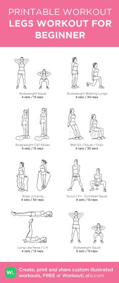 the printable workout guide for beginners