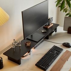 Monitor Base Stand Desktop Elevated Stand Woodiness Monitor Table Keyboard Storage Space Saving Wood Display Shelf, Desktop Screen, Computer Stand, Wood Display, Display Shelf, Display Shelves