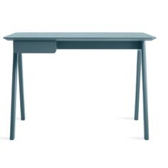 Stash Desk - Valley Variety Contemporary Desk, Brooklyn Heights, Blu Dot, Marine Blue, Walnut Veneer, Wood Veneer, White Oak, White Wash, Contemporary Furniture