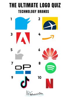 the ultimate logo quiz for technology brands