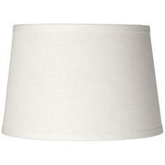 a white lamp shade on a white background