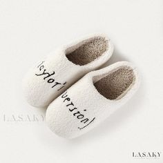 Lasaky - Unisex Thickened Cartoon Winter Cotton Slippers with Taylor Typeface, Cushioned Insole, and Anti-Slip Thickened Sole Taylor Swift Clothes, Susie Wolff, Want Need Wear Read, Collab Ideas, Mark Taylor, J Love, Cotton Slippers, Taylor Swift Merch, 2 December