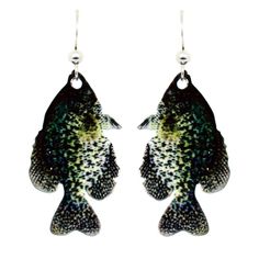 PRICES MAY VARY. Realistic Crappie Earrings These Earrings are High Quality, Very Durable, & Light-Weight, making for the perfect accessory any girl would love. These earrings hang approximately 1 1/2 inches Sterling Silver French Ear Wires Handcrafted in Finlayson, MN, USA d’ears’ unique manufacturing process makes our earrings and pendants stand apart from other jewelry in quality, durability, and potential for artistic expression. Unlike traditional printing, screen printing or painting, we u Outdoor Lover Gifts, Lake Gifts, Fish Earrings, Nose Rings Hoop, Natural Gifts, Jewelry Stand, Ear Jewelry, Elegant Jewelry, Ear Wire