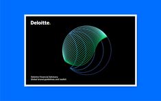 the cover of deloitte's new album, which features an image of a spiral