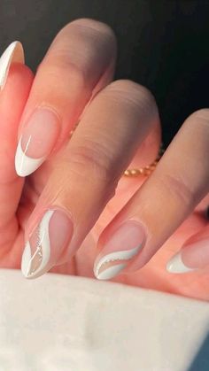 Acrylic Nails Natural, Fake Nails With Glue, Stick On Nails, French Manicure