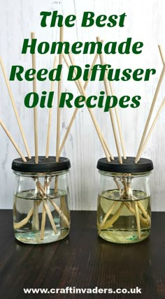 Love Reed Diffusers but not the price? We test 3 homemade reed diffuser oil recipes to find out which works best, and if any of them are as good as the expensive ones you see in the shops. #essentialoils #homefragrance #reeddiffuser airfreshener #DIYReedDiffuser Diy Diffuser Oil, Reed Diffuser Recipe, Reed Diffuser Diy, Homemade Diffuser, Diy Diffuser, Diy Essential Oil Diffuser, Diffuser Diy