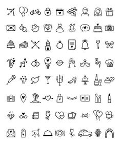 the icons are drawn in black and white to make it look like they have been designed for