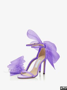 Fisdy - Elegantes sandalias de tacón con lazo en el tobillo - Elegantes zapatos de novia para mujer Sandals Bridal, Bridal Footwear, Chunky Heel Platform Sandals, Fall Heels, Summer Pumps, Ankle Strap Sandals Heels, Prom Heels, Bridal Sandals, Bridal Heels