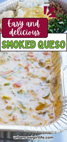 Delicious Smoked Queso Dip Recipe Smoker Queso Dip, Smoked Soup, Smoked Queso Dip, Dips And Appetizers, Smoked Queso, Recipes Dips, Spicy Queso, Ground Beef Seasoning, Dip Dip