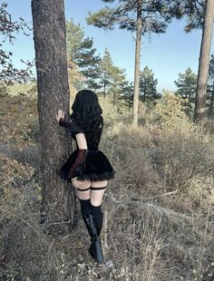 #gothic #alternative #metalhead #gothgirl #forest #inspo #jeannienitro Gothic Inspo Outfits, Goth Mommy, Emo Goth Outfits, Goth Fits, Punk Style Outfits, Alt Girls, Goth Women, Emo Outfits