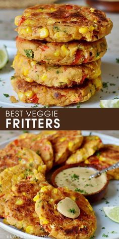 the best veggie fritters are made with fresh vegetables