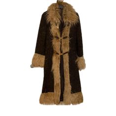 Y2K Afghan coat Color:Brown Size: S/M Long  Super condition Y2k Coat, Afghan Coat, Style Box, Womens Jackets, Long Coat, Dark Brown, Jackets & Coats, Jackets For Women, Clothes For Women