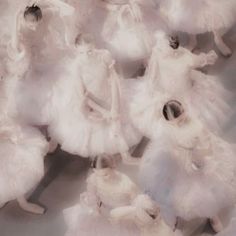 a group of ballerinas in white tutus