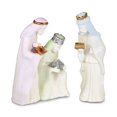 the figurines have been made to look like jesus and mary