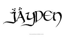 the word jaypen written in black ink