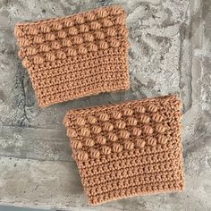 Boot Cuffs in Brown Sugar Puff Stitch 12" Hand Crocheted Knit Fall Winter Hiking Indoor Outdoor Cozy Leg Warmers Stay warm and cozy when you slip into these beautiful hand-crocheted boot cuffs. The intricate patterns and textures make these a unique statement piece to add to your favorite outfit, while ensuring warmth and comfort no matter where your day takes you. Versatile style; can be worn straight up or folded over. Note: This listing is for 1 pair of boot cuffs in color mentioned above; bo Crochet Boot Cuff, Sugar Puffs, Crochet Boots, Puff Stitch, Winter Hiking, Boot Cuffs, Fall Accessories, Pet Home, Crochet Accessories