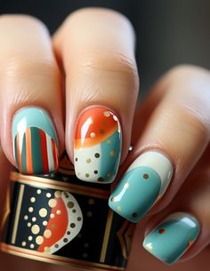 Short Nail Manicure, New Years Nail Art, Fun Summer Nails, Gel Toe Nails, Jelly Wallpaper, Stunning Nail Designs, Nail Art Trends, Nail Pops, Nails Now