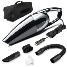 120W Car Vacuum Cleaner Wet Dry Portable Mini Handheld Strong Suction - Trendha Vacuum Reviews, Nozzle Design, Hand Vacuum, Clean Your Car, Car Vacuum Cleaner, Car Vacuum, Handheld Vacuum Cleaner, Vacuum Suction, Handheld Vacuum