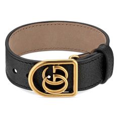 Brand New Gucci Gg Marmont Leather Bracelet Comes With Dust Bag And Box Size L Gucci Bangle, Gucci Jewellery, Green Bangles, Green Gucci, Green Jewellery, Gucci Bracelet, Leather Bangle, Gucci Jewelry, Black Leather Bracelet