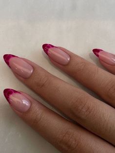 Edgy Nails, Minimal Nails, Art Pink, Dream Nails, Fire Nails, Funky Nails, Pretty Acrylic Nails, Chic Nails, French Tip Nails