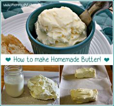 how to make homemade butter in the microwave