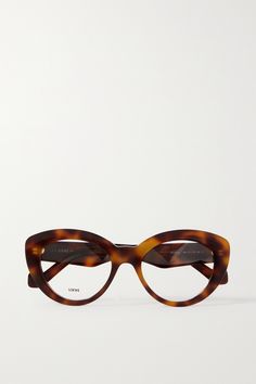 A bold pair of optical glasses like Loewe's can add character to casual and more formal outfits alike. Made from glossy tortoiseshell acetate, they have chunky cat-eye frames that'll add definition to softer features. Match your earrings to the gold-tone 'Anagram' plaques. Loewe Glasses, Formal Outfits, Eyewear Womens, Optical Glasses, Cat Eye Frames, Eyewear Accessories, Bag Dress, Dress And Heels, Modern Boho