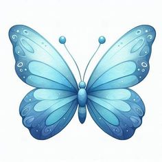 Beautiful Butterfly Images, Light Blue Butterfly, Blue Cartoon, Cartoon Butterfly, Butterfly Printable, Butterfly Tattoos, Butterfly Images, 3d Tattoos, Butterfly Tattoo Designs