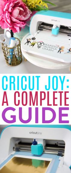 cricut joy a complete guide for beginners to use the cricut joy machine