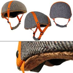 Bicycle Chic, Helmet Concept, Tweed Run, Suspension Bike, Bicycle Helmets, Helmet Hat, Cool Bike Accessories, Bike Wear