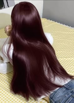 Red Hair On Brunette, Red Cherry Hair, Spring Red Hair, Spring Red Hair Color, Cherry Hair Colors, Red Hair Color Ideas, Cherry Red Hair, Wine Red Hair