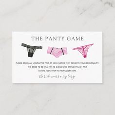 Customize with the bride's undergarment measurements. Great to enclose with bachelorette party invitations to ask the girls to bring the bride something special for the honeymoon. Bachelorette Crafts, Vegas Bachelorette, Bachelorette Party Planning, Bridal Bachelorette Party, Bachelorette Themes, Lingerie Shower, Bachelorette Games, Bachelorette Party Games, Bachelorette Trip