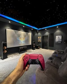 Home Cinema Setup! Chill Room Ideas, Small Game Rooms, Chill Room, Video Game Rooms, Dream Life House, Home Theater Rooms