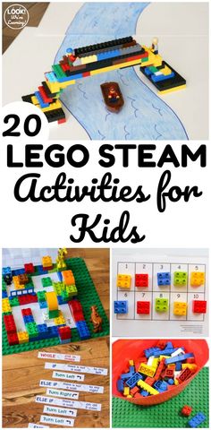 Lego Maths Activities, Steam Learning Activities, Lego Eyfs Activities, Lego Stem Challenges Middle School, Lego Stem Activities First Grade, Lego School Activities, Maths With Lego, Steam Building Challenges, Lego Enrichment Activities