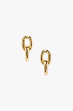 ANINE BING Link Drop Earrings Nfl Family, Link Earrings, Anine Bing, Earring Crafts, Gold Drop Earrings