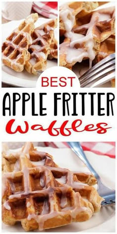 the best apple fritter waffles recipe