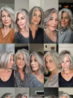 80  Cute Gray Bob Hairstyles You Need To Try! Gray Bob Hairstyles, Banana Shampoo, Gray Bob, Graying Hair, Grey Bob Hairstyles, Silver White Hair, Grey Bob, Grey Hair Transformation, Gorgeous Gray Hair