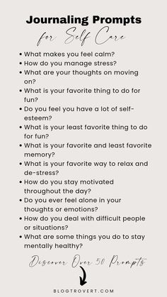 108 Useful Journal Prompts For Self-Care To Balance Your Life Self Care Prompts, Reframing Thoughts, Self Care Journal Prompts, Balance Your Life, Mindfulness Journal Prompts, Sunday Quotes Funny, Balance Life, Dealing With Difficult People, Healthy Communication