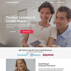 the credit repair company website homepage