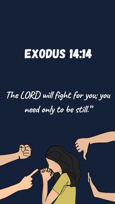 Exodus 14:14 Bible Wallpaper, Exodus 14:14 Wallpaper Phone Wallpapers, Memory Verse Wallpaper, Healing Bible Verses, Motivational Bible Verses, Comforting Bible Verses