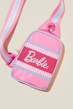 Kids Licensed One Shoulder BagCotton On Kids - Barbie Kids One Shoulder Bag - Lcn Mat Barbie/Pink GerberaKids | Gift Shop | Gifts For EveryoneKids | Gift Shop | Gifts For EveryoneKids | Gift Shop | Gifts For Everyone Pink Pouch Shoulder Bag For School, Pink Shoulder Bag For Back To School, Pink Shoulder Bag For School, Playful Pink Shoulder Bag, Pink School Shoulder Bag, Playful Pink Shoulder Bag With Adjustable Strap, Fun Pink Bags For Playtime, Playful Pink Bag For Daily Use, Playful Pink Bag With Adjustable Strap