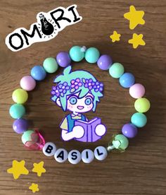 Adventure Time Bracelet, Omori Kandi, Kandi Bracelets, Loom Bands, What To Make