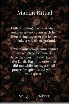 Mabon Ritual, Wiccan Sabbats, Everyday Magic, Witch Spell Book, Witch Spell, Herbal Magic, Witch Magic