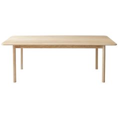 the table is made from wood and has two legs on each side, with one end missing